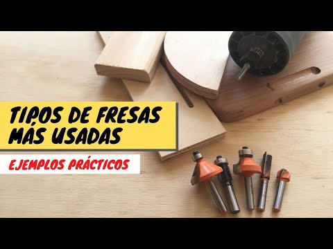 🔥 Tipos de FRESAS PARA MADERA en carpintería // EJEMPLOS DE USO