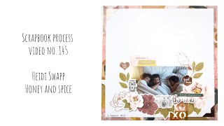 Scrapbook process video no. 145 / Heidi Swapp - Honey and spice