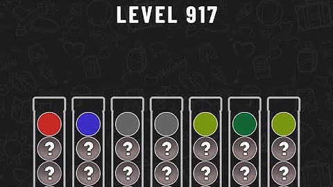 Ball Sort Puzzle Level 917 #ballsortpuzzle #ballsortpuzzlegameplay #puzzlegame #mobile games