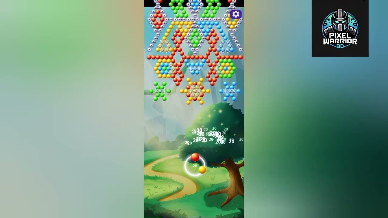 "Epic Bubble Game Gameplay 🎯 | Hard Level Challenge Bangla 