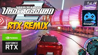 Need For Speed Underground 2 Rtx Remix Direct Play Needs A Rtx Card to Run.