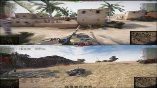 World of Tanks - Horizontal Split Screen