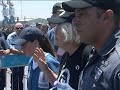 Flotilla Activists Disembarking at the Ashdod Port