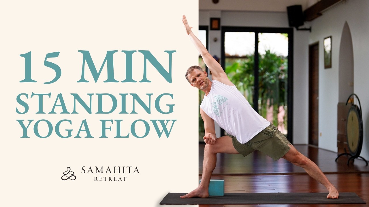 15 Min Standing Centered Hatha-Vinyasa Yoga Practice