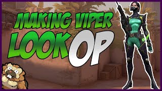 MAKING VIPER LOOK OP!! - Swoopy Valorant