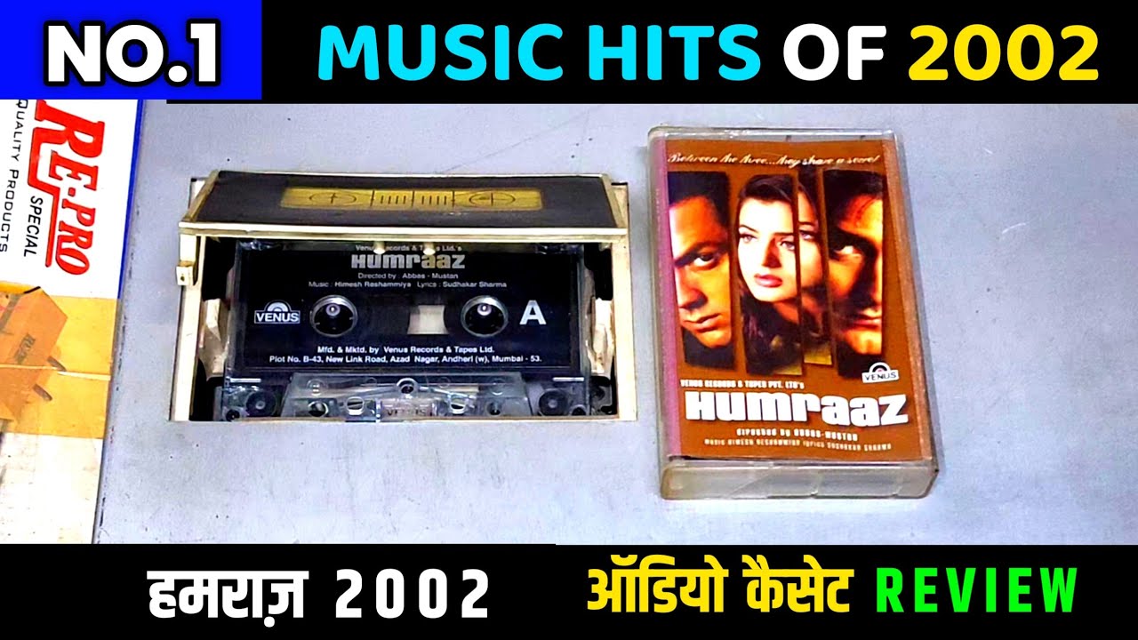 No.1 Music Hits of 2002 | Humraaz Movie Audio Cassette Review | Music Himesh Reshammiya