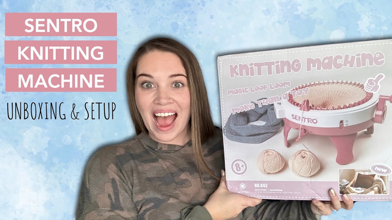 unbox my new sentro 48 pin knitting machine with me 🥰 hope you enjoy