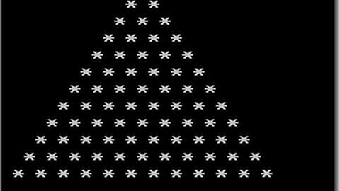 pattern3 || triangle pattern in c