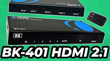 OREI BK-401 HDMI 120Hz 2.1 Selector with 4 Inputs