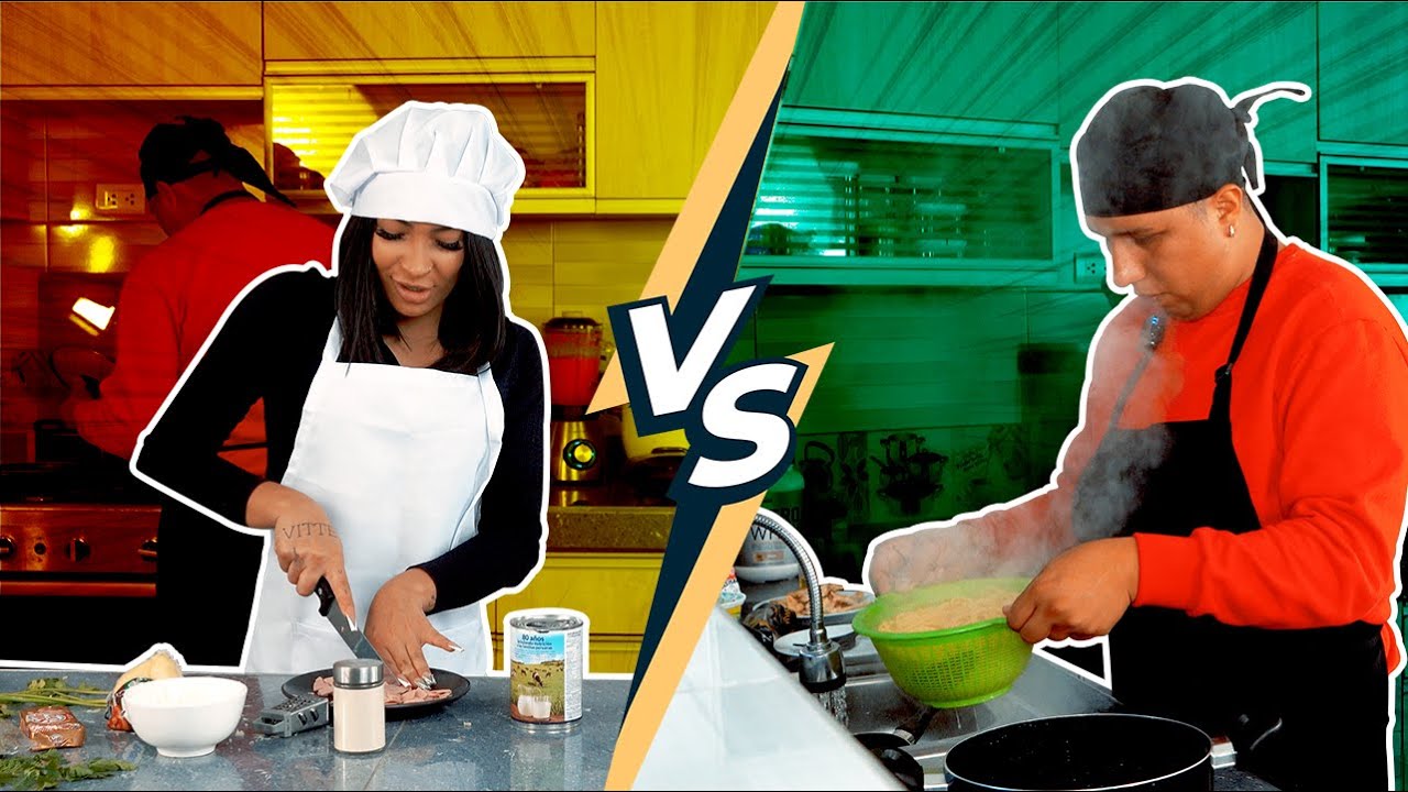 VS de Cocina con mi novio Pinky Show. 👩‍🍳🔥| Vitteri Ponce