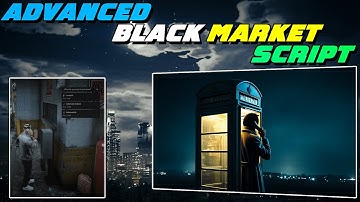 Free Advanced Black Market Script | Black Contact Market | QBCore/ESX | FiveM Tutorial #138