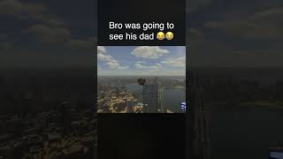 He was just trying to visit his dad #milesmorales
