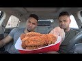 Eating Jack In the Box Spicy Chicken Strips