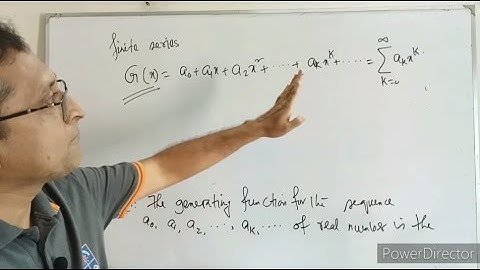 Generating Functions,Discrete Mathematics, Lec#04,Code-243713, Md.Akteruzzaman,Dhaka College
