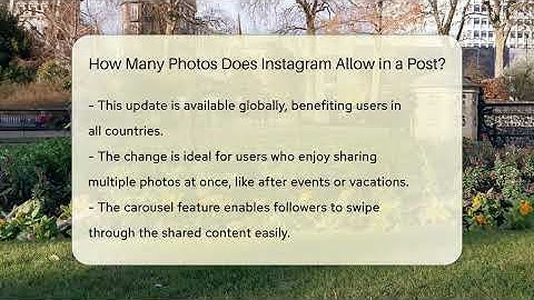 How Many Photos Does Instagram Allow in a Post? - Everyday-Networking