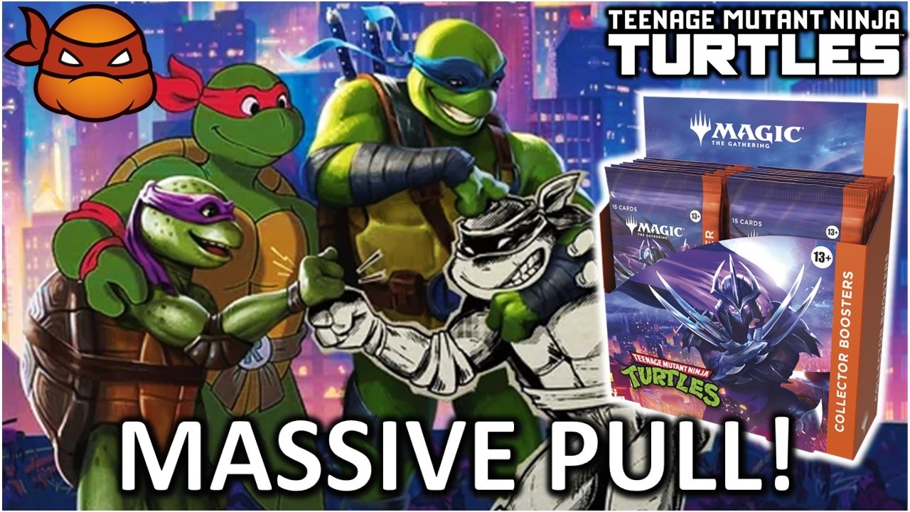 MASSIVE CHASE Pulled in our First Box! - TMNT Collector Booster Box Opening #1