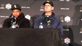 Jim Harbaugh talks Fiesta Bowl in Arizona