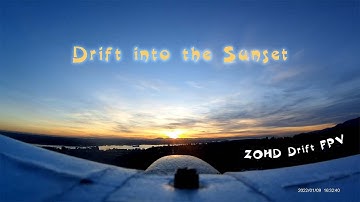 Drift into the Sunset - ZOHD Drift with Runcam on a beautiful evening.