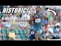 One Of The Greatest Achievements I've Ever Seen | Erriyon Knighton Breaks 6 WORLD RECORDS In 4 Races