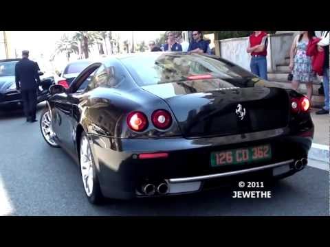 Ferrari 612 Sessanta Start-up And Engine Sound In Monaco! (1080p Full HD)