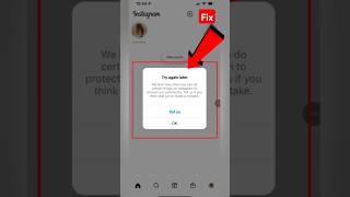 Instagram try again later problem Fix 2025 #shorts #ytshorts #youtubeshorts
