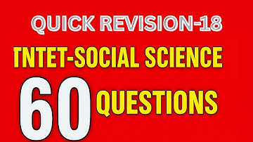 TN-TET Social Science |6th Std| 60 Important Questions (Part 18) | TET Exam Preparation 2025 #tntet