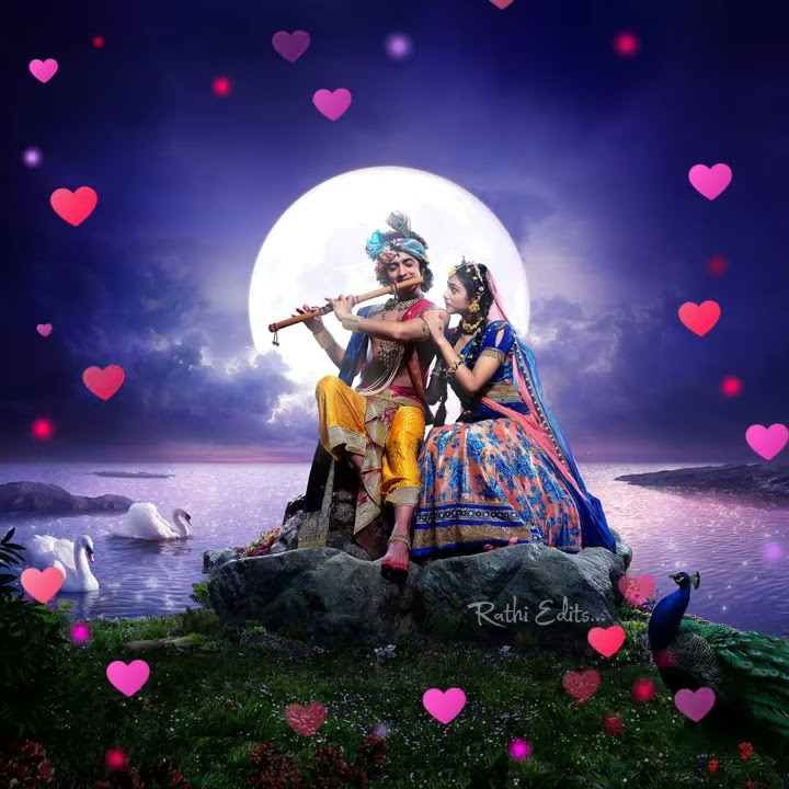 Radha Krishna flute music WhatsApp status