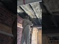 Insulating a roof with spray foam