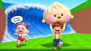 Cio Dan Cia Menyelamatkan Squishy Dumpling Dari Sunami Raksasa (ROBLOX)