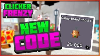 NEW GINGERBREAD ROBOT CODE! |  Clicker Frenzy #1 screenshot 1