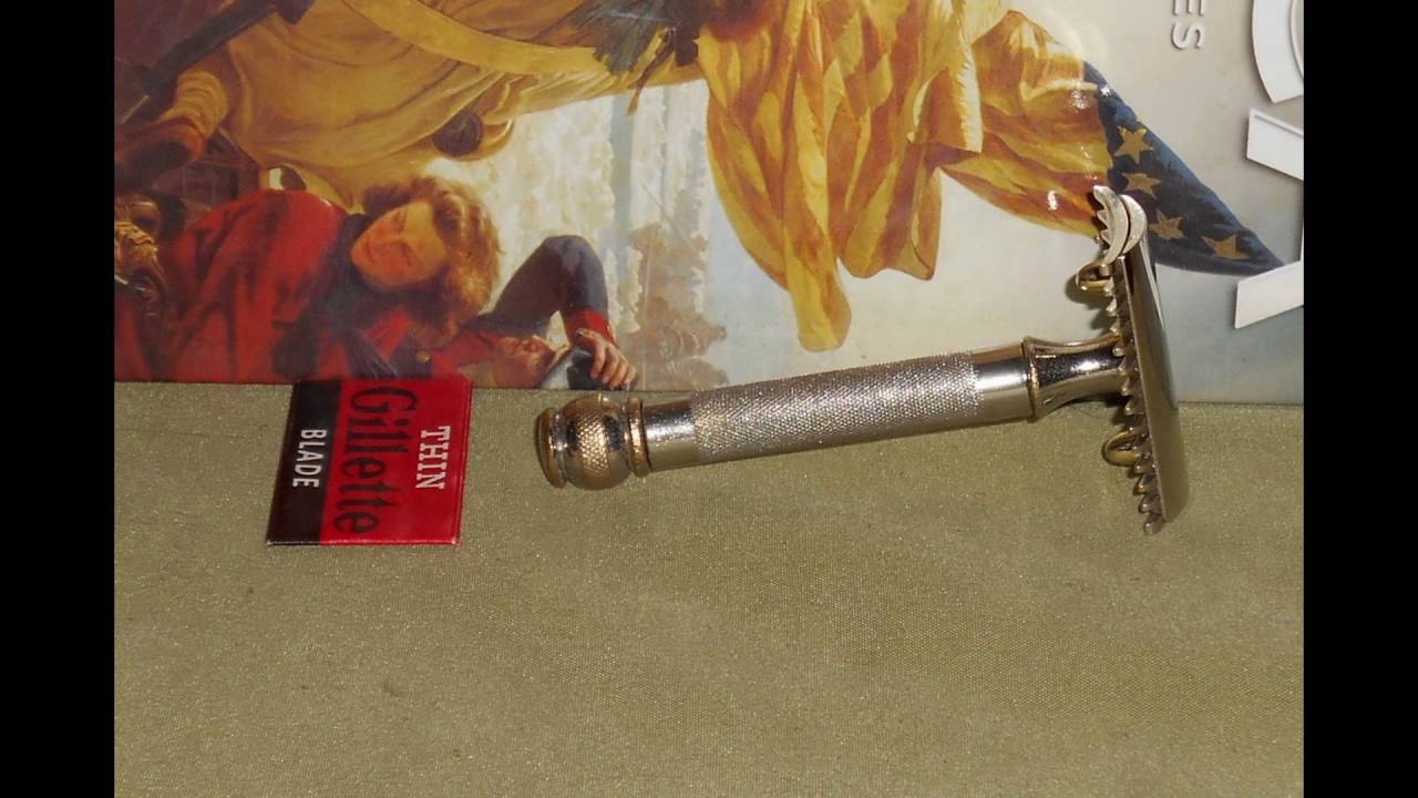 1920 Gillette 'Pocket Edition' Safety Razor YouTube