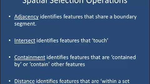 GISC5300 - Spatial Data Analysis - Spatial Selection Requirments (6/10)
