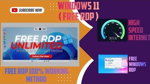 How To Create Free RDP | FREE RDP/VPS | Without Crédit/Dèbit Card | Lifetime RDP | High-speed 