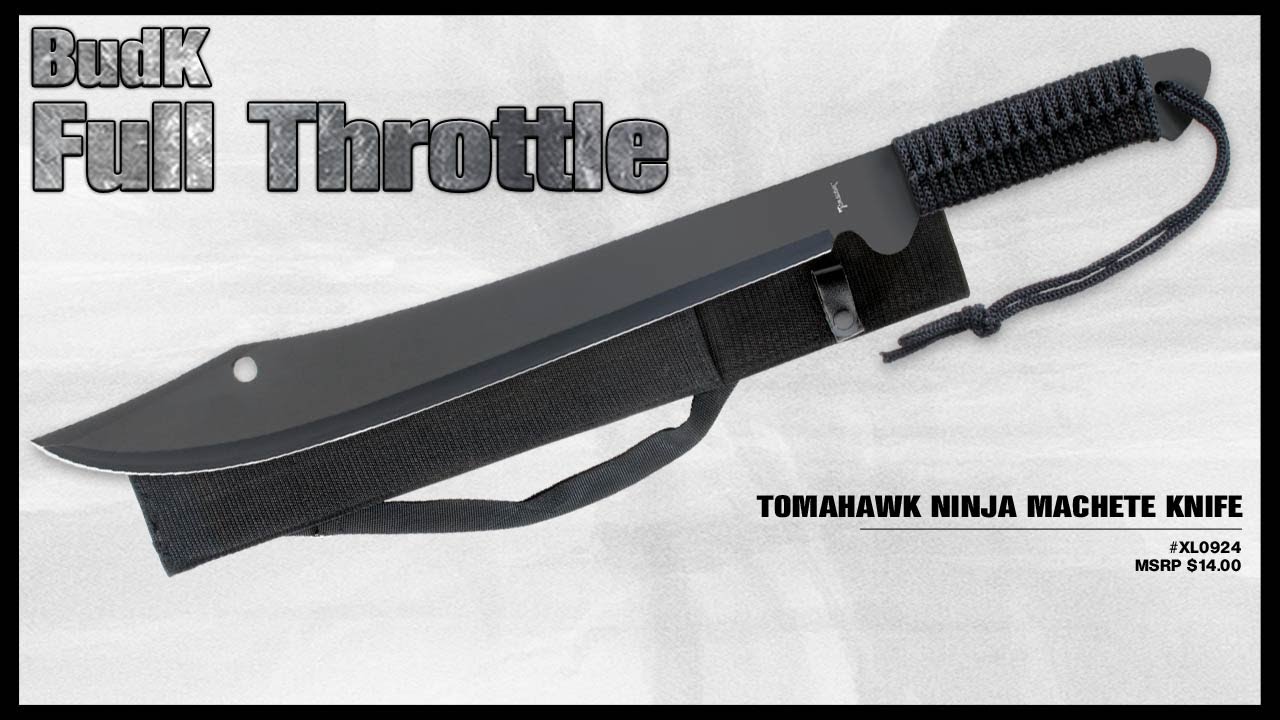 Tomahawk Ninja Machete Knife YouTube