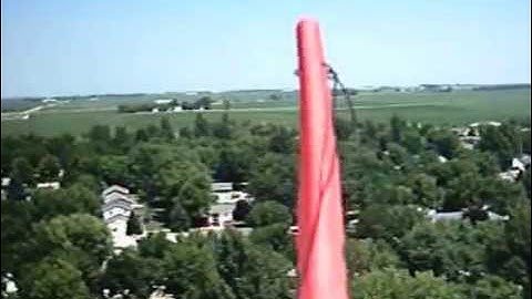 T-28 Trojan onboard cam with a rear view