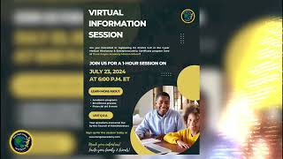 Virtual Information Session | July 23, 2024 | SIGN UP TODAY!