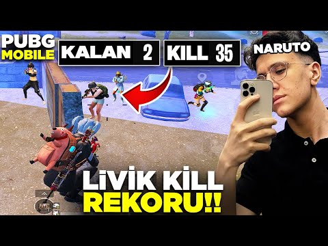 LİVİK KİLL REKORUMU KIRDIM!! - PUBG MOBİLE