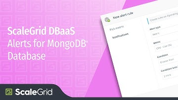Alerts for MongoDB® Database - ScaleGrid DBaaS