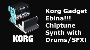 Korg Gadget Ebina Chiptune Synth from Taito! Classic videogame synth and drum machine!