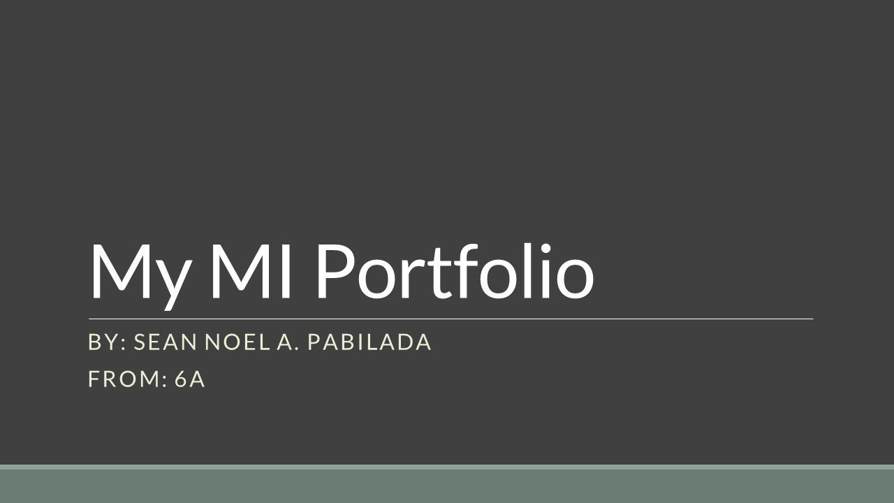 MI Portfolio