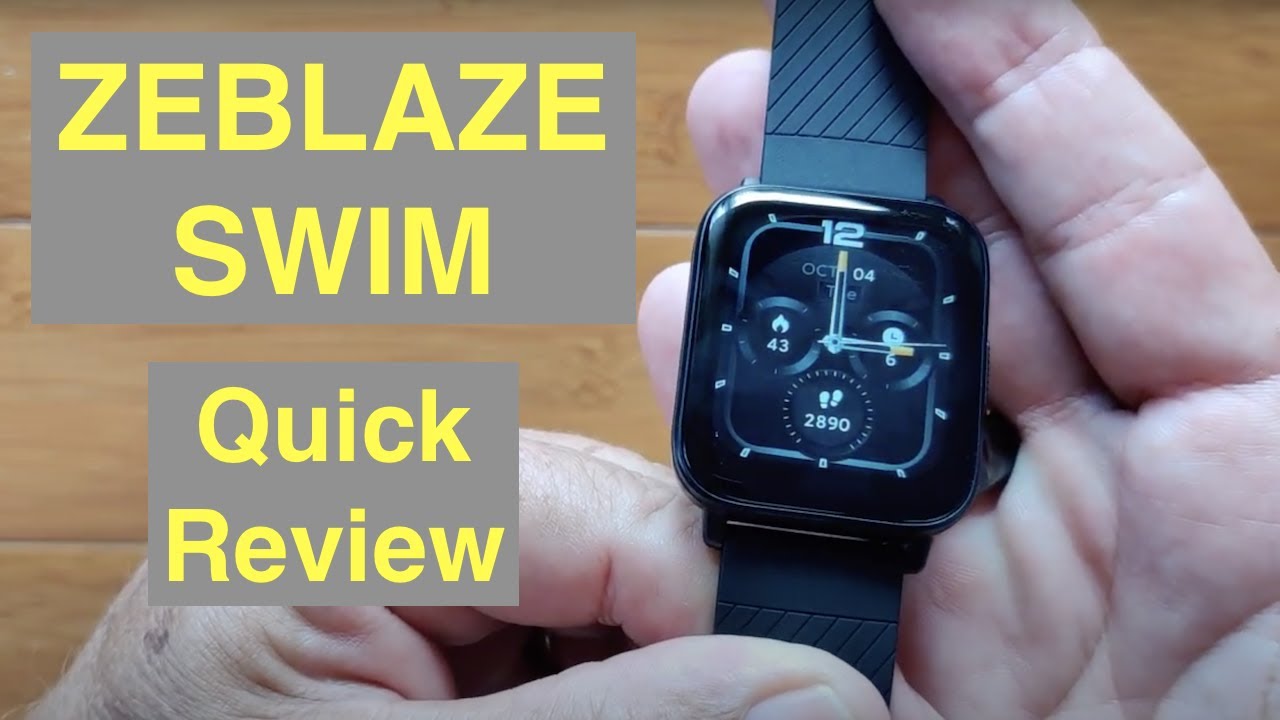 ZEBLAZE SWIM IP68 Waterproof Pool/Open Water GPS Health Fitness