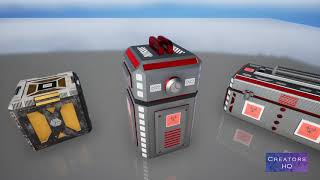 Sci-Fi Crates & Containers Pack 01