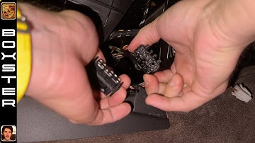 Stuck Center Console Wiring Connector | Porsche Boxster (987.1 and 987.2) (2005 - 2012)