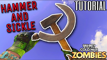HOW TO UNLOCK THE "HAMMER AND SICKLE" IN ZOMBIES GUIDE (Black Ops Cold War Zombies Tutorial)