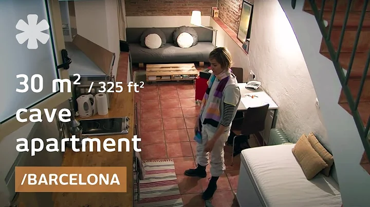 325-square-foot "cave" apartment with DIY & upcycl...