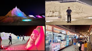 Visit sand festival Haeundae 2024 / food alley / Haeundae beach / Busan city / South Korea