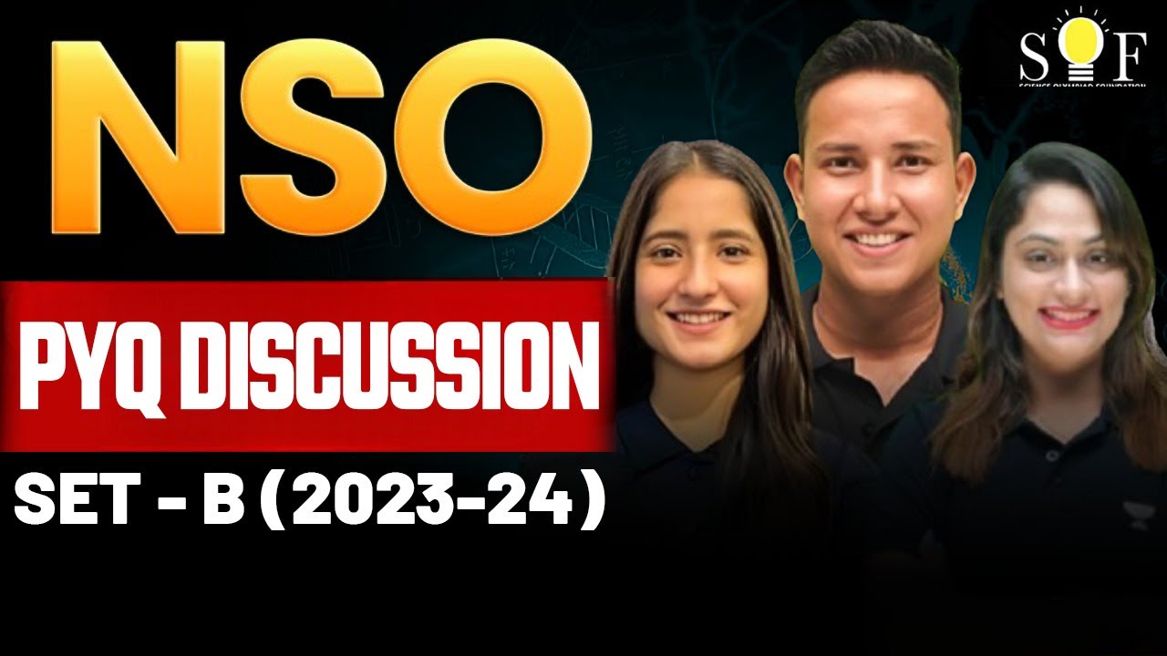 Class 10th NSO | Previous Paper Discussion Live| SOF | Science Olympiad ...