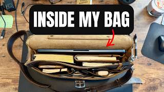 Inside my Saddleback Leather EDC bag