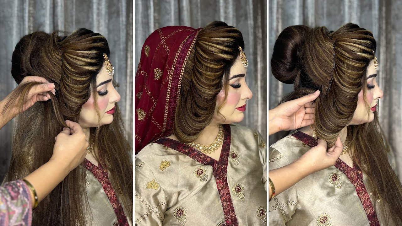 Bridal hairstyle tutorial South Indian | Most Demanding Bridal Jora Hairstyle 2026 | Easy Tutorial |