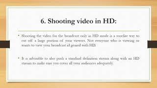 7 Tips You Should Know to Improve Live Streaming